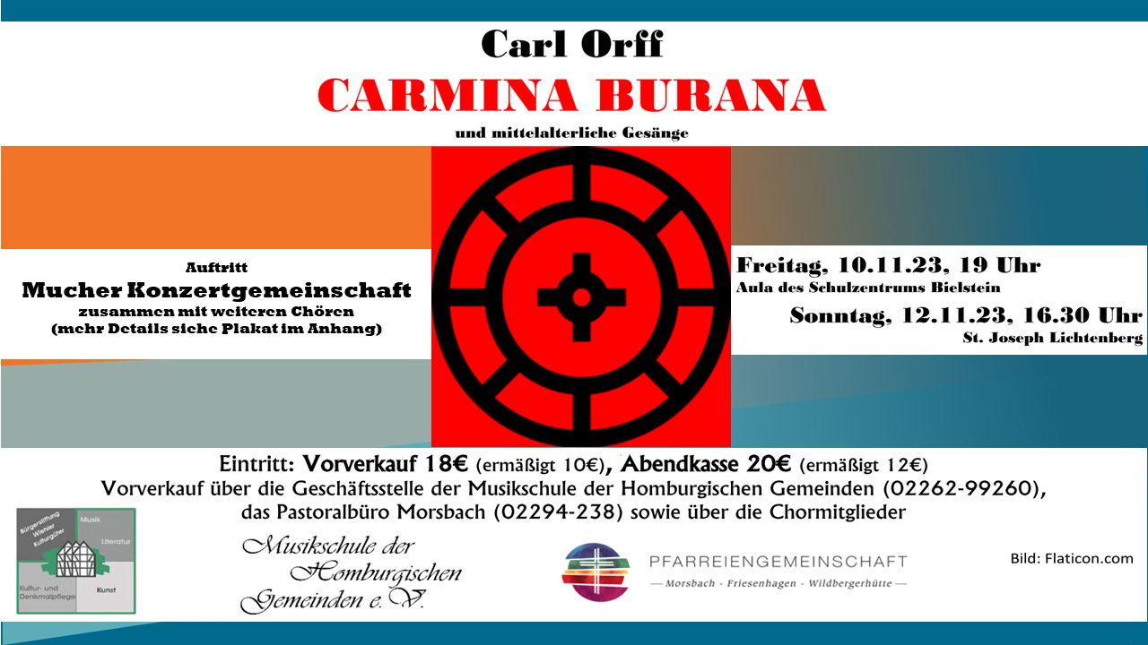 muchkultur23-2 (Chöre der Region singen Carl Orff’s CARMINA BURANA)